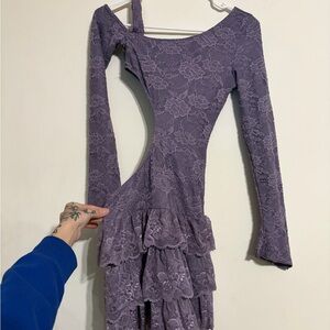 Outcast Purple Lace Dress